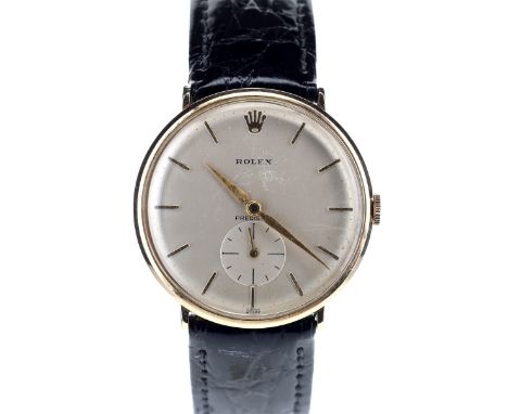Rolex - Vintage 9ct Gold Precision Dress Hand Wind Watch. Hand Wind Rolex Cal. 1200 movement. Case made from 9ct yellow gold 