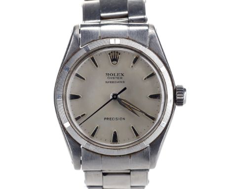 Rolex - Speedking Oyster Precision Watch, Ref. 6421, Rolex Serial Number.649521, Rolex Cal. 1215 17 Jewel Hand-Wind movement.