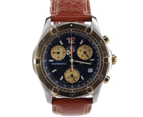 Tag Heuer - Professional 200m Chronograph Quartz Watch. Quartz ETA Cal. 251 movement. Case made from stainless steel with aft