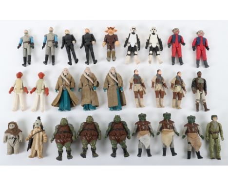 Twenty Seven Loose ROTJ First  Wave Vintage Star Wars  Figures, 3 ¾ inches, including: 2 x Admiral Ackbar,@ L.F.L. 1982 Taiwa