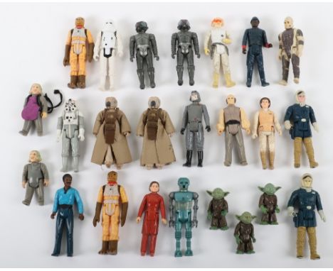 Twenty Four Loose ESB First/Second/Third Wave Vintage Star Wars  Figures, 3 ¾ inches, including:2 x Bossk @1980 L.F.L Made In