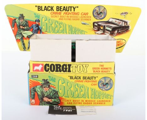 Corgi Toys 268 The Green Hornet ‘Black Beauty' Crime Fighting Car ‘gloss black body, spun wheel hubs, with sealed instruction