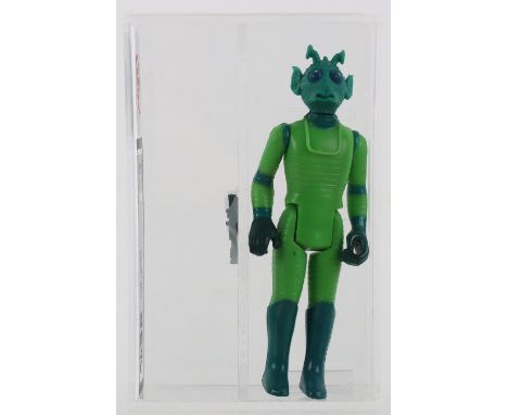 Vintage Kenner/Palitoy Star Wars Greedo 3 ¾ inches UKG 85% Graded Figure, Figure 85% Paint 80%  © G.M.F.G.I 1978 Hong Kong, s
