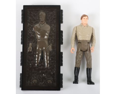 Vintage Star Wars Power of The Force Last 17 Han Solo with Carbonite Chamber loose Action Figure, 3 ¾ inches, in near mint or
