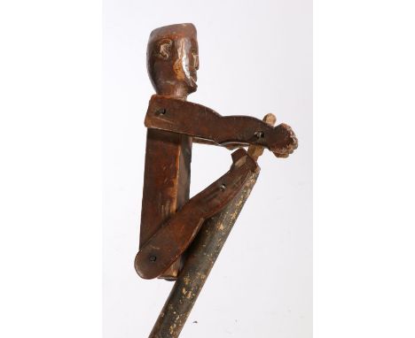 An automaton depicting an acrobatic figure, 77cm high max - 04.07.23-T/FER TO STOWMARKET