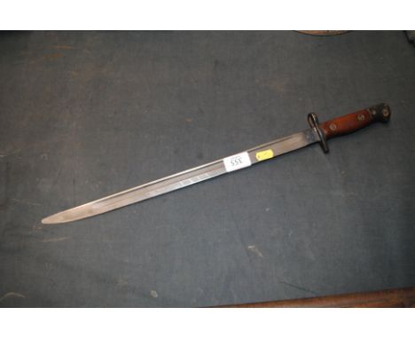 A Wilkinson 1907 patterned bayonet