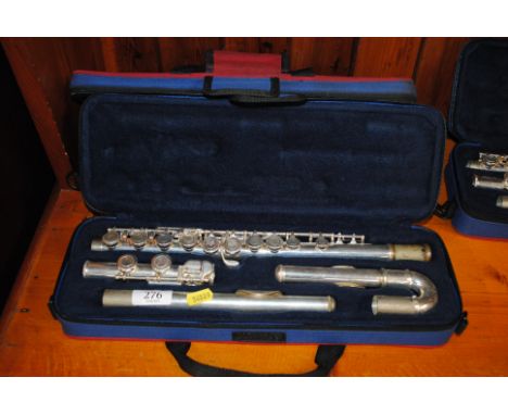 A J.P. 111C plated cased flute