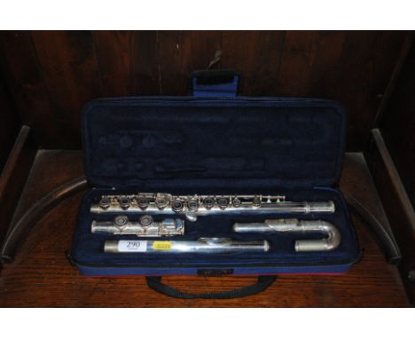 A JP plated flute (cased)