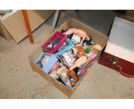 A collection of various vintage toys to include Action Man 