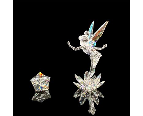 This piece is the first of a â€œLimited Disney Seriesâ€. Tinkerbell is made from clear crystal and has aurora borealis wings 