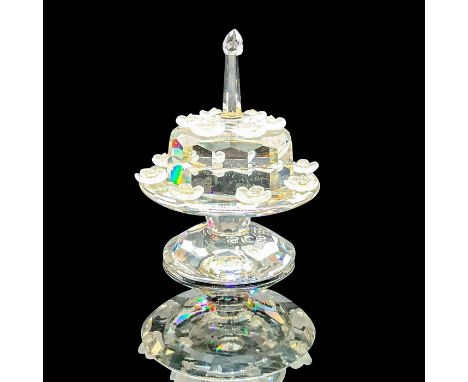 Limited edition SCS birthday cake made to commemorate the 5th anniversary of the SCS. Clear crystal cake on a stand decorated