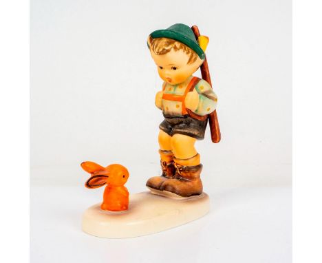 Porcelain hand painted in matte finish. Goebel backstamp. Impressed M. I. Hummel to base. Dimensions: 4"L x 2"W x 5"HManufact