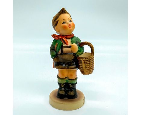 Porcelain hand painted in matte finish. Goebel backstamp. Impressed M. I. Hummel to round base.This item has no reserve. Arti