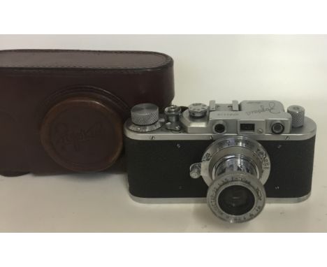 Zorki Type 1 Camera
Serial No:81256
Lens: 50mm
Accessories: Leather Case
Age of Item: 1951
