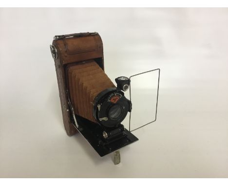 Agfa Standard Camera (Brown Leather) A/F Lens: 130mm Standard Age of Item: c1930,&nbsp;