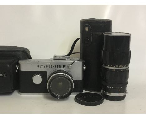 Olympus Pen F Camera
Serial No:226955
Lens: 38mm F2.8
Additional Lenses: 50-90mm Olympus Zoom F3.5
Accessories: Leather Case 