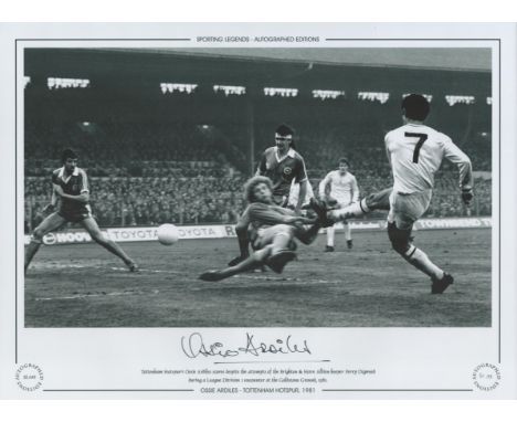 Football Tottenham Hotspurs Collection of 2 Signed 16x12 Autographed Editions Photos. Bobby Smith Signed 16x12 Colour Photo, 