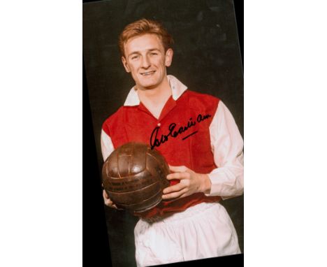 Football Arsenal Legend George Eastham Personally Signed 12x8 Colour Photo. George Edward Eastham, OBE (born 23 September 193