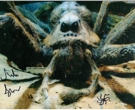Julian Glover signed 10x8 photo. Picture shows Aragog from The Harry Potter Franchise. Julian Glover is the actor who provide