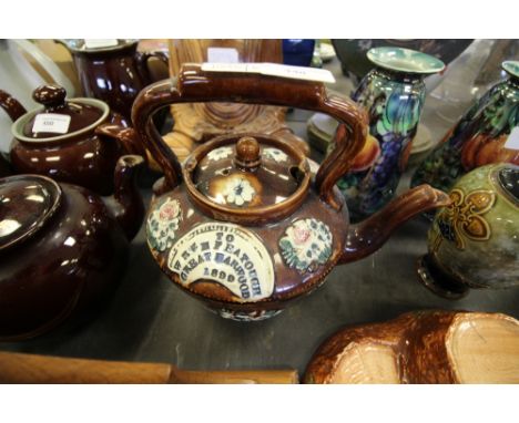 Barge Ware Teapot 1899