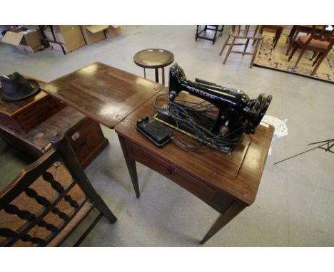 Singer Electric Sewing Machine No. 201k with table