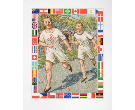 Peter Blake (b.1932) ''Running'' Each signed and numbered 29/75, giclee print with silkscreen varnish, the set of ten prints 
