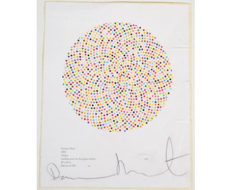 After Damien Hirst (b.1965) ''Valium'' Signed in pencil, lambada print on fuji gloss archive, from an edition of 500, 25cm by