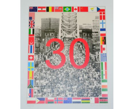 Peter Blake (b.1932) ''Running'' Signed in pencil and numbered, giclee print with silkscreen varnish, together with 34 miscel