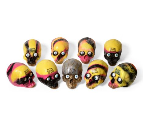 Ben Frost (b.1975) Australian ''All Your Friends Are Dead'' Signed, inscribed to the base and numbered 10/12, mixed media sku