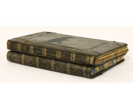 F. Martin Leake: Two folio Logbooks: 1- Log of HMS Agincourt: Rear Admiral W. H. Whyte; Captain D. King; kept by F. Martin Le