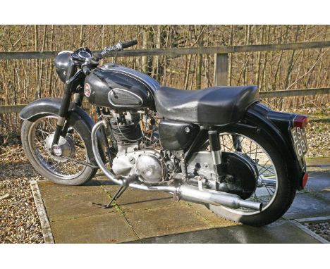 A 1958 Ariel Huntmaster 650 Twin motorcycle, first registered 23rd May 1958, registration ESL 681, chassis number CAPR10758,M