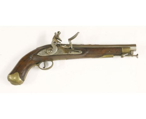 An East India Company flintlock pistol, with 'EIC' and spurious proof marks,39cmProbably assembled for the Indian army.