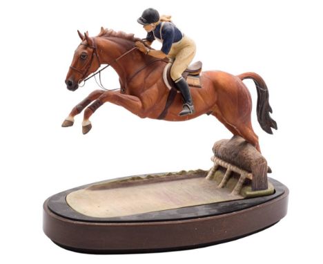 A Royal Worcester Limited Edition equestrian figure of 'H.R.H.The Princess Anne on Doublet': modelled by Doris Lindner, numbe