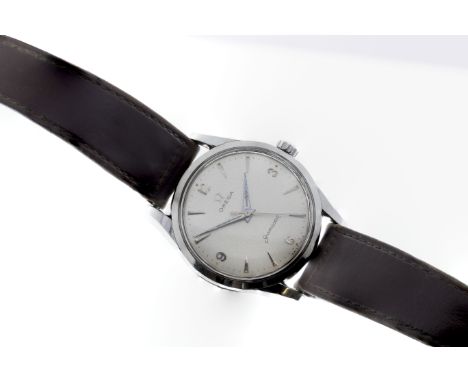 An Omega Seamaster stainless steel gentleman's wrist watch, 1950s, ref. 2938-2SC, manual cal. 284 17 jewel movement, signed, 