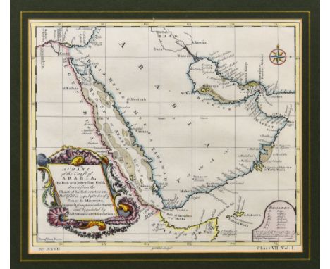 Maurepas (Count de), A Chart of the Coast of Arabia, the Red Sea & Persian Gulf, drawn from the Chart of the Eastern Ocean, P