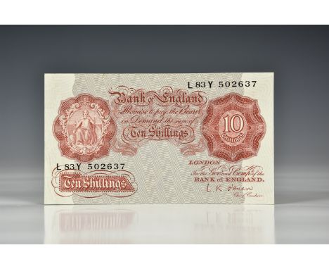 BRITISH BANKNOTES - Bank of England (various), comprising of Ten Shillings, red-brown, c.1955, Signatory L. K. O'Brien, seria