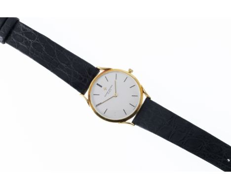 A Vacheron Constantin 18ct gold ultra slim gentleman's wrist watch, 1970s, ref. 4961, manual wind cal 1003 movement, 17 jewel