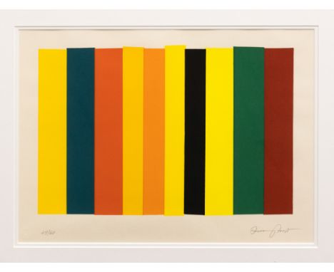 Sir Terry Frost R.A. (British, 1915-2003), Small Yellow Timberaine screen print printed in colours on wove paper, signed and 