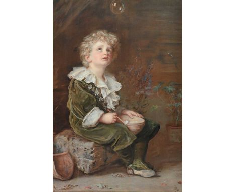 BUBBLES, PEARS PRINT IN OAK FRAME DIMENSIONS 27 X 18 INCHES