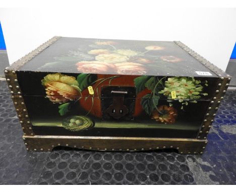 Hand Painted Trunk 