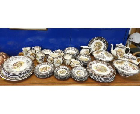 Large quantity of Royal Worcester - Game Series China - Part Dinner service, Tea Set etc 