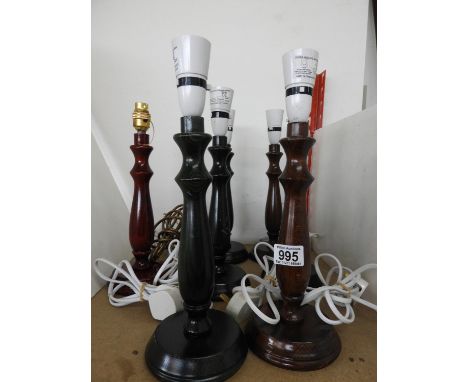 Quantity of Wooden Lamp Bases 
