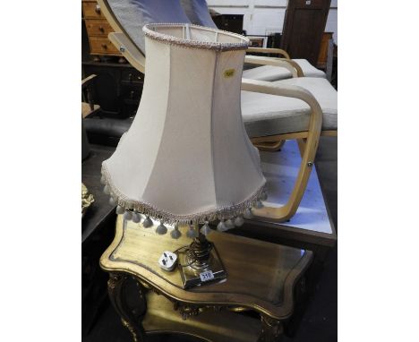 Lamp on Brass Base 