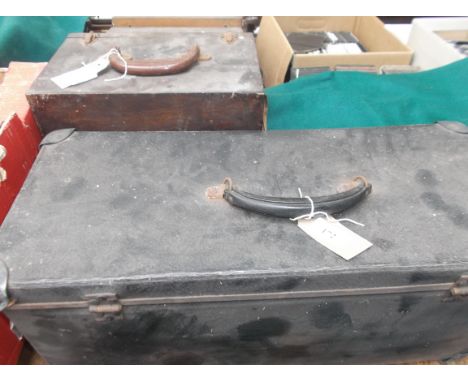 A number of large projector reels and film and a boxed Zenith photo light set