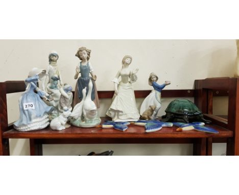 SHELF LOT OF FIGURES