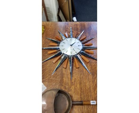 SUN BURST CLOCK