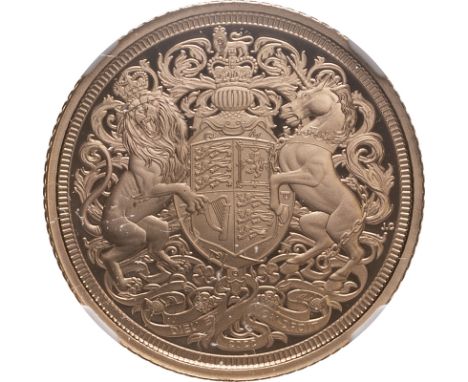 UNITED KINGDOM. Charles III, 2022-. Gold half-sovereign, 2022. Royal Mint. Proof. Issued as the first sovereign for King Char