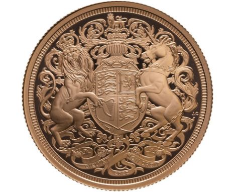 UNITED KINGDOM. Charles III, 2022-. Gold sovereign, 2022. Royal Mint. Proof. Issued as the first sovereign for King Charles I