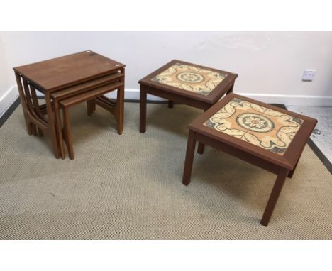 A 19th Century mahogany rectangular snap top tea table on tripod base, a folding coaching table in the manner of Thornton and