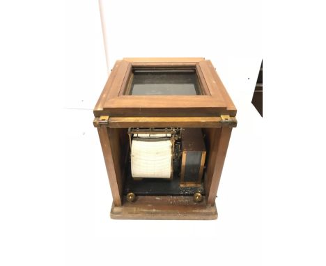 A Negretti &amp; Zambra of London, No. E-435 galvanometer 29cm wide x 34cm high x 37.5cm deep